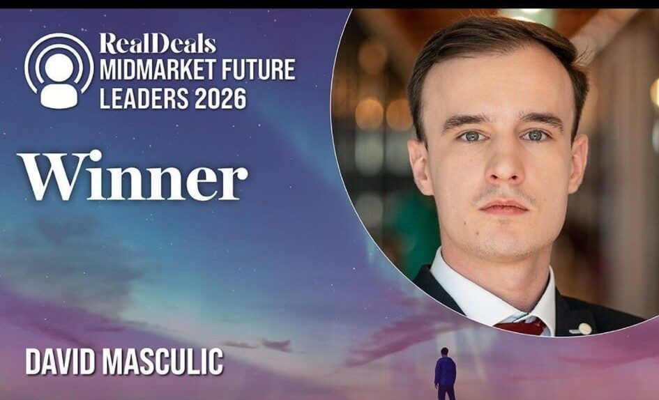 PERFORMANȚĂ INTERNAȚIONALĂ. Un sătmărean în elita finanțelor europene! David Masculic, nominalizat printre cei mai buni 40 de tineri lideri din Private Equity