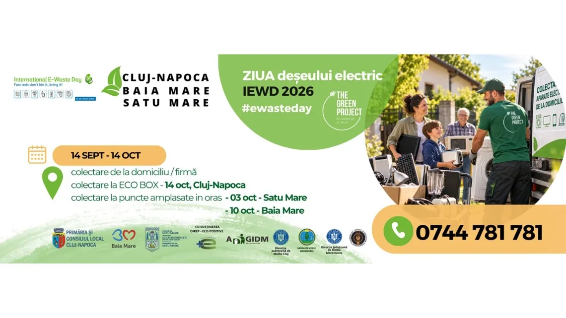 Satu Mare: campanie de colectare gratuită a deșeurilor electrice și electrocasnice