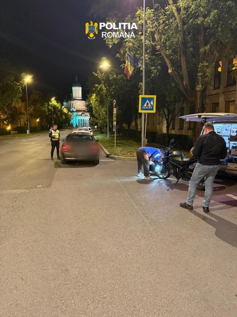 CONTROALE. Filtru de noapte în centrul Sătmarului: zeci de mașini verificate, amenzi de peste 18.000 de lei