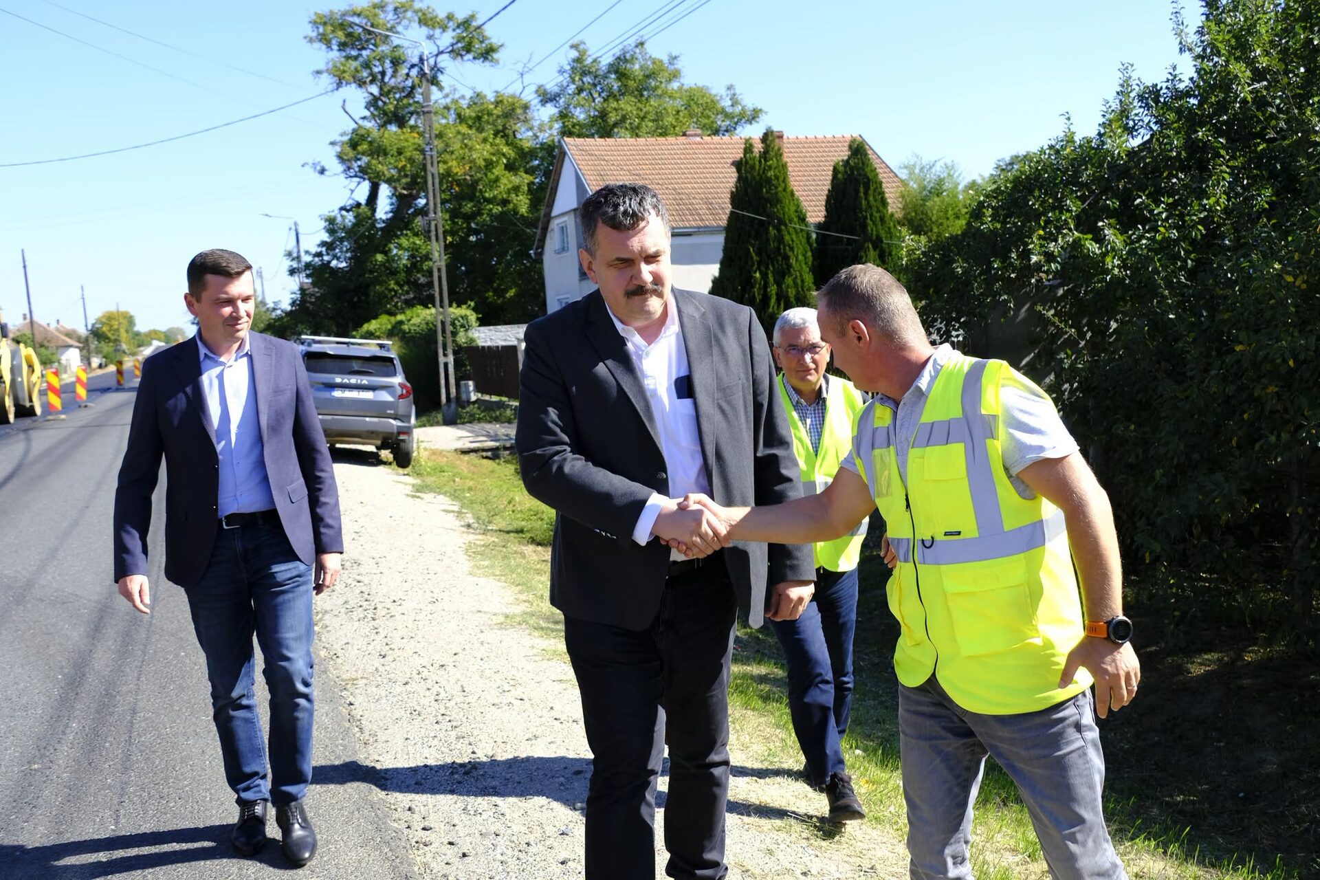 FOTO. DRUMURI. DJ193 Satu Mare–Borlești, tot mai aproape de final! 80% din lucrări sunt deja executate pe cei 40 de kilometri