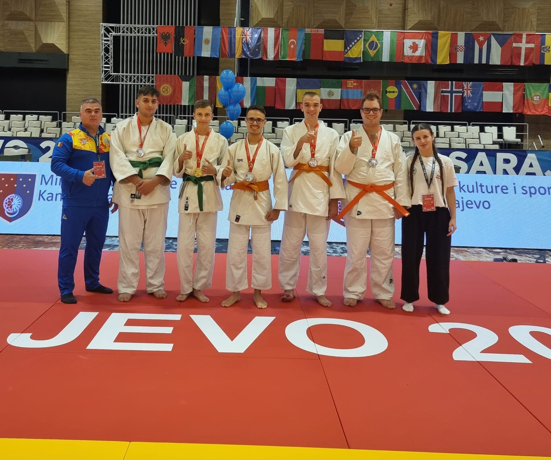Cinci sătmăreni au reprezentat România la Judo World Cup Sarajevo Special Needs 2026