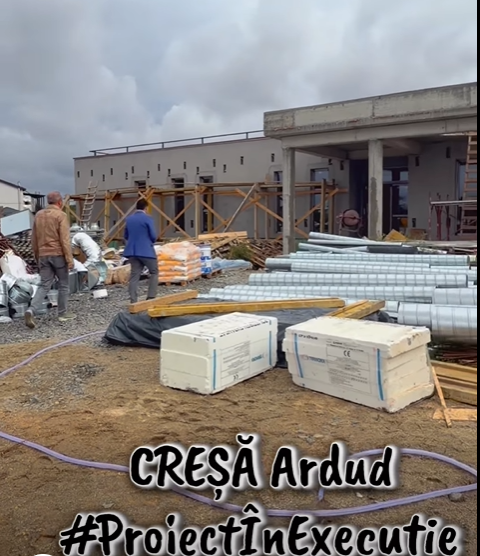 INVESTIȚIE. Ardudul construiește o creșă nouă! 40 de copii vor avea un spațiu modern și sigur