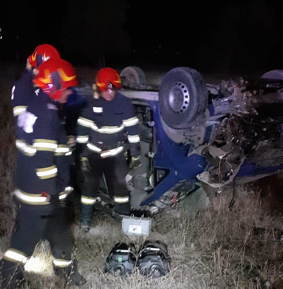 FOTO. ACCIDENT MORTAL. Dramă pe șosea, în județul Satu Mare. Un bărbat a murit într-un accident rutier
