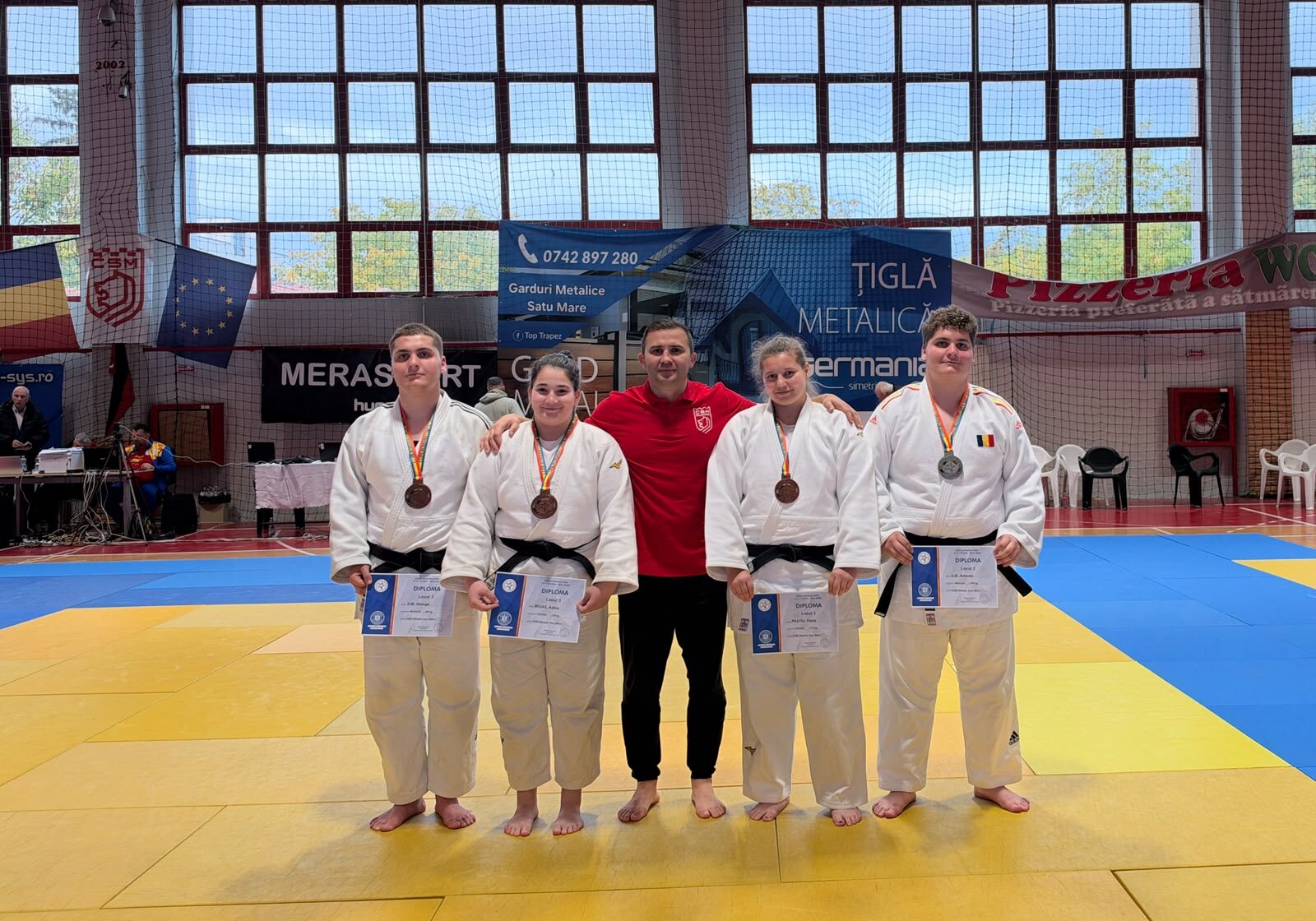 Trei medalii de aur și noi clasări pe podium pentru  judoka de la CSM Olimpia