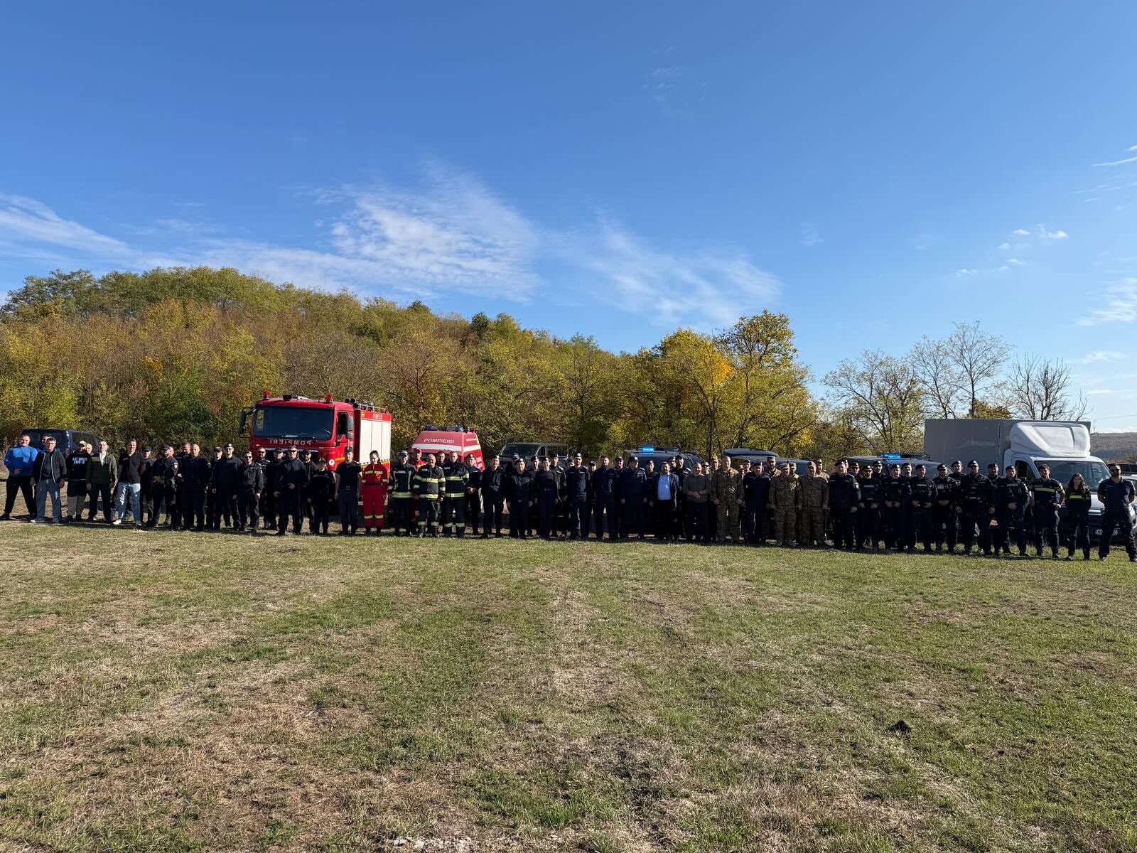 Jandarmii sătmăreni, într-un exercițiu comun cu parteneri din Cluj și Ucraina. Intervenții simulate pentru situații de risc la frontieră