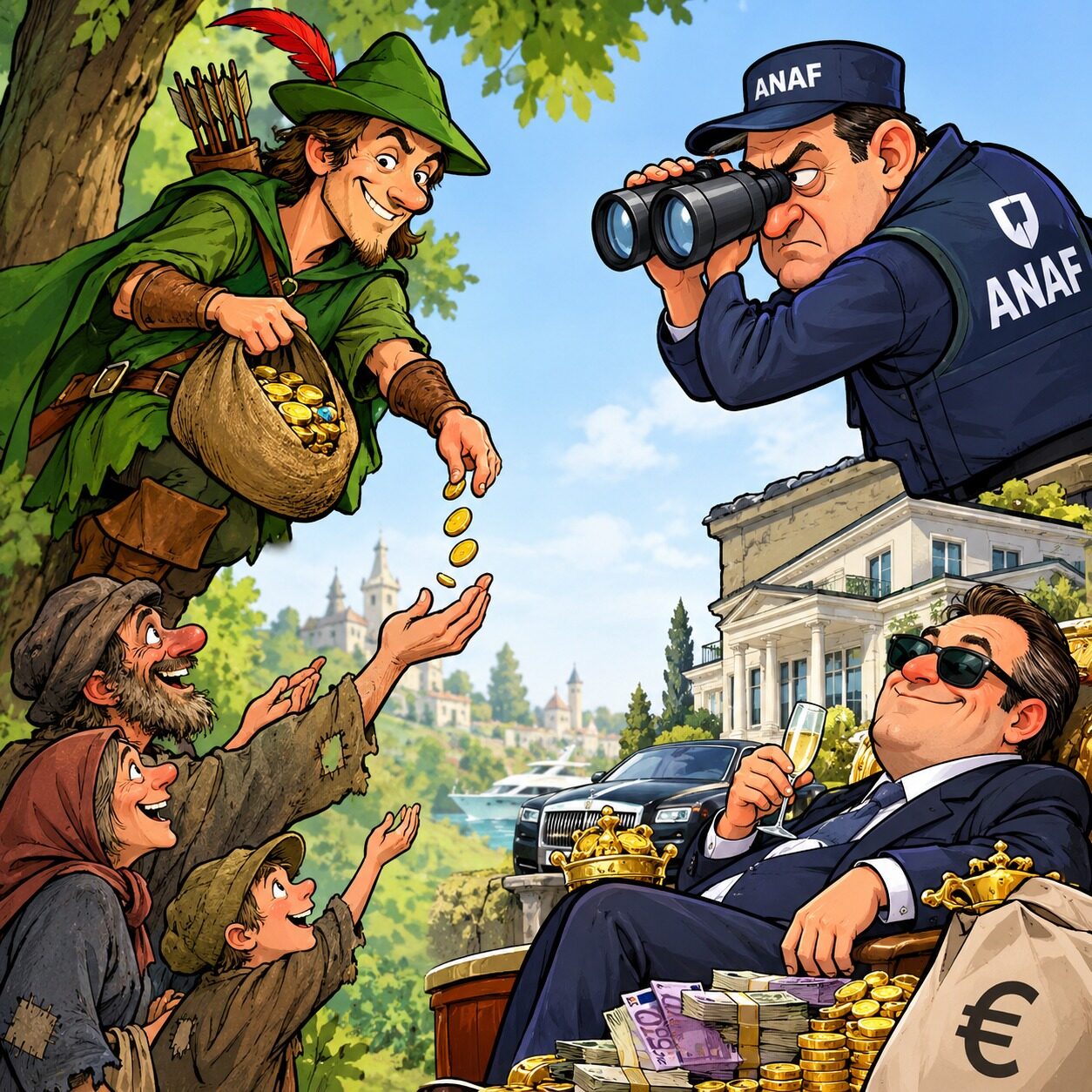 ANAF, un fel de Robin Hood… dar cu regulament românesc!